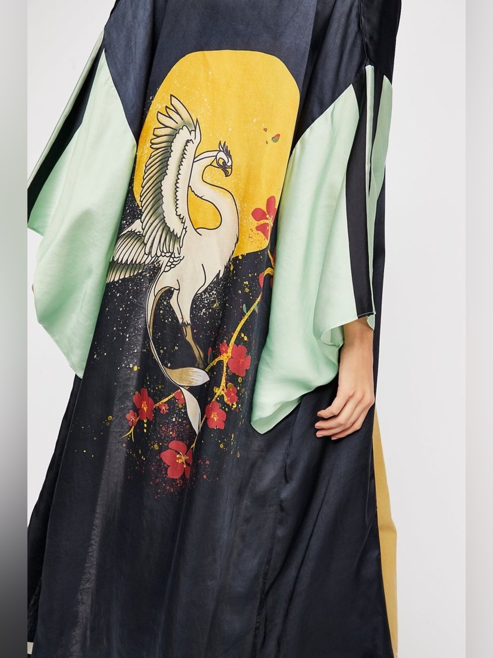 Free People Rising Sun Maxi Kimono